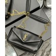 Borsa YSL Saint Laurent Calypso decorata con il nero Cassandre