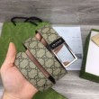 Cintura Gucci GG con fibbia rettangolare 722370 35mm Acciaio Marrone