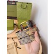 Cintura Gucci stampa garofano GG 677534 35mm