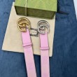 Cintura larga Gucci GG Marmont 400593 40mm Rosa