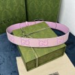 Cintura larga Gucci GG Marmont 400593 40mm Rosa