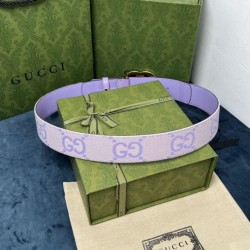 Cintura larga Gucci GG Marmont 400593 40mm Viola