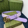 Cintura larga Gucci GG Marmont 400593 40mm Viola