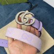 Cintura larga Gucci GG Marmont 400593 40mm Viola