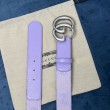 Cintura larga Gucci GG Marmont 400593 40mm Viola