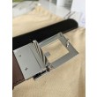 Cintura reversibile Gucci con fibbia G quadrata 626974 Hardware argento