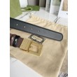 Cintura reversibile Gucci con fibbia G quadrata 626974 Hardware dorato