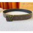 Cintura reversibile LV LV rotta da 40 mm in tela monogramma M0612V