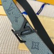 Qualità superiore replica Cintura reversibile LV LV Shape MNG da arrampicata 40 mm M0573V