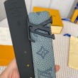 Qualità superiore replica Cintura reversibile LV LV Shape MNG da arrampicata 40 mm M0573V