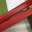 Cintura sottile Gucci con fibbia G 655566 Rossa