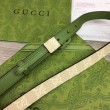 Cintura sottile Gucci GG Marmont 409417 20mm Verde