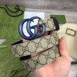 Cintura sottile Gucci GG Marmont 414516 Nera