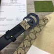 Cintura sottile Gucci GG Marmont 414516 Nera