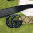 Cintura sottile Gucci GG Marmont 414516 Nera