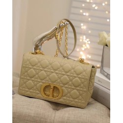 Borsa media Dior Caro Cannage Beige Borsa media Dior Caro Cannage Beige