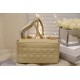 Miglior Prezzo Borsa media Dior Caro Cannage Beige Replica
