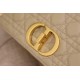 Miglior Prezzo Borsa media Dior Caro Cannage Beige Replica