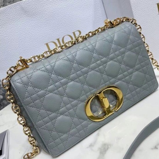 Sito Replica Perfetta Dior Caro Media Cannage Grigio imitazioni Miglior Prezzo Replica Perfetta Dior Caro Media Cannage Grigio
