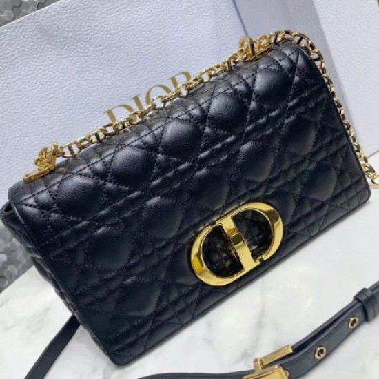 Sito Replica Borsa 1:1 media Dior Caro Cannage nera imitazioni Miglior Prezzo Borsa Replica 1:1 media Dior Caro Cannage nera