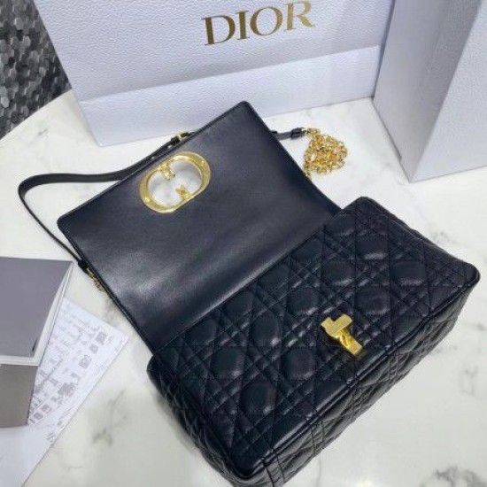 Sito Replica Borsa 1:1 media Dior Caro Cannage nera imitazioni Miglior Prezzo Borsa Replica 1:1 media Dior Caro Cannage nera