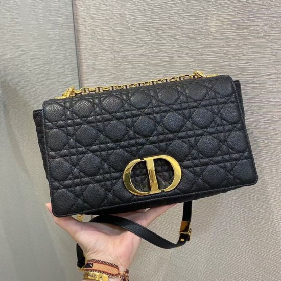 Miglior Prezzo Borsa Caro Dior Grande Cannage Nera Replica