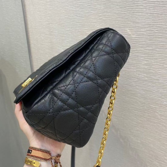 Miglior Prezzo Borsa Caro Dior Grande Cannage Nera Replica