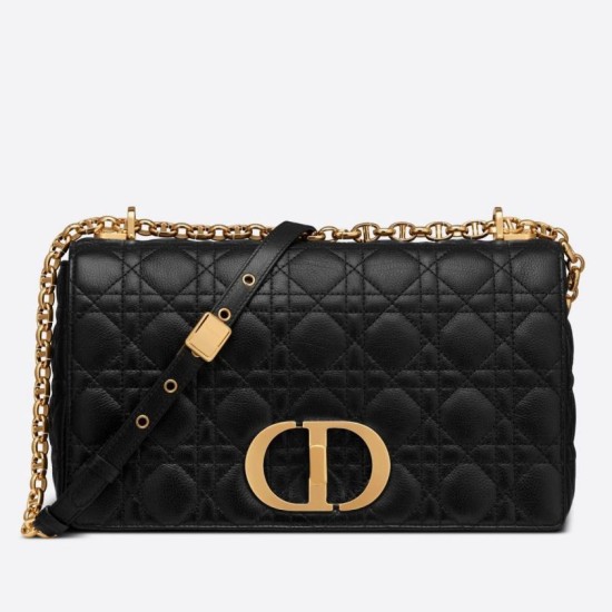 Miglior Prezzo Borsa Caro Dior Grande Cannage Nera Replica