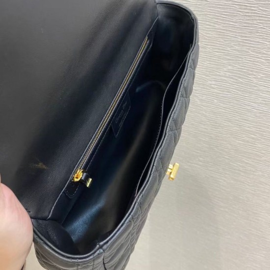 Miglior Prezzo Borsa Caro Dior Grande Cannage Nera Replica