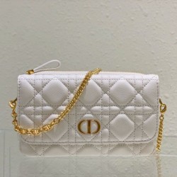 Sito Replica Pochette Dior Caro Cannage Bianca imitazioni Miglior Prezzo Pochette Dior Caro Cannage Bianca Replica