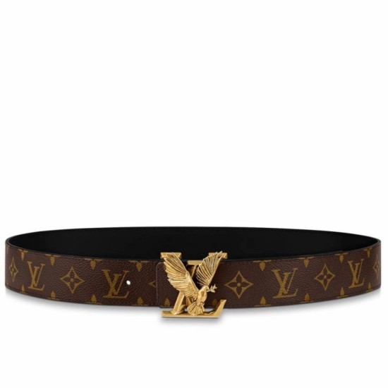 Qualità superiore replica Dettagli perfetti Cintura reversibile LV LV Dove 40MM in tela monogramma M0577T