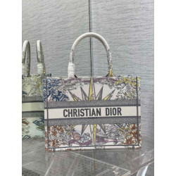 Dior Media Dior Book Tote Multicolor Ricamo Rêve d'Infini Bianco