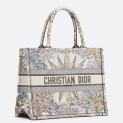 Dior Media Dior Book Tote Multicolor Ricamo Rêve d'Infini Bianco