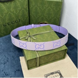 Miglior Prezzo Cintura larga Gucci GG Marmont 400593 40mm Viola Replica