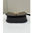 Fendi C'mon Borsa a cartella media con curvatura 8BT366 Caffè Fendi C'mon Borsa a cartella media con curvatura 8BT366 Caffè