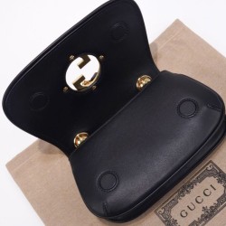 Sito Replica Borsa a tracolla mini Gucci Blondie 724645 Nera imitazioni Miglior Prezzo Borsa a tracolla mini Gucci Blondie 724645 Nera Replica