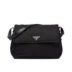 Miglior Prezzo Imitazioni borse griffate a tracolla imbottita grande Prada Re-Nylon 1BD256 Nera Replica