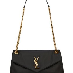 Miglior Prezzo Borsa YSL Saint Laurent Calypso decorata con il nero Cassandre Replica