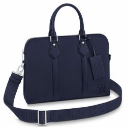 Miglior Prezzo Valigetta Louis Vuitton Takeoff in pelle Aerogram blu M21440 Replica