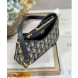 Mini borsa Christian Dior 30 Montaigne Hobo Avenue Blu scuro
