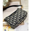 Mini borsa Christian Dior 30 Montaigne Hobo Avenue Blu scuro