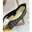 Mini borsa Christian Dior 30 Montaigne Hobo Avenue Blu scuro