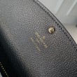 Portafoglio LV Emilie Monogramma bicolore M82340 Nero