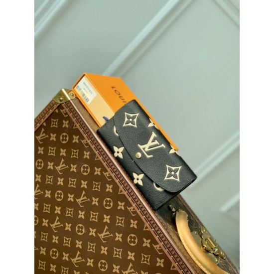 Portafoglio LV Emilie Monogramma bicolore M82340 Nero