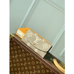 Qualità superiore replica Portafoglio LV Emilie Monogramma bicolore M82341