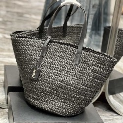 Miglior Prezzo Borsa maxi Panier Tote YSL Saint Laurent 693242 Nera Replica
