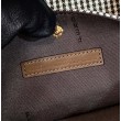 Shopper Fendi X-Tote in lana pied de poule con ricamo FF 8BH374 Marrone