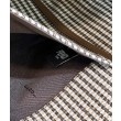 Shopper Fendi X-Tote in lana pied de poule con ricamo FF 8BH374 Marrone