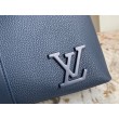 Valigetta LV Takeoff in pelle Aerogram blu M21440