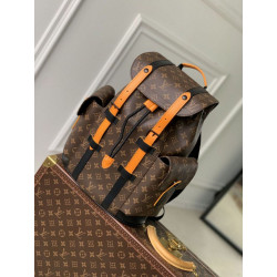 Zaino da uomo LV Christopher PM M46699 Monogram Macassar